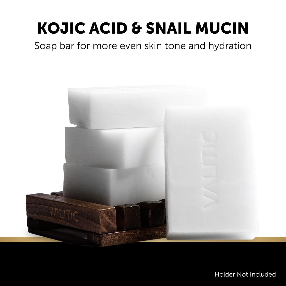 VALITIC soap bar close-up showing smooth texture and moisturizing appearance