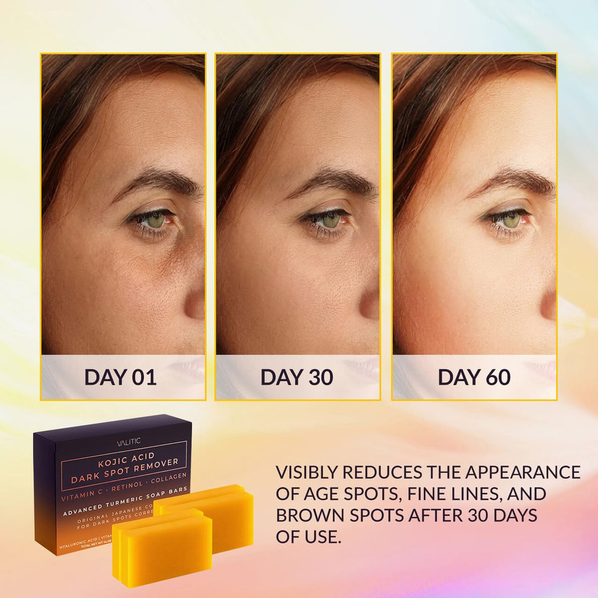 VALITIC soap close-up texture highlighting creamy lather and gentle cleanse