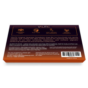 VALITIC soap placed on holder showing organized storage and longer bar life