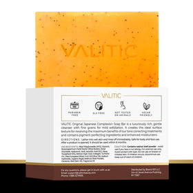 VALITIC product used on face and underarm showing targeted dark-spot care benefit