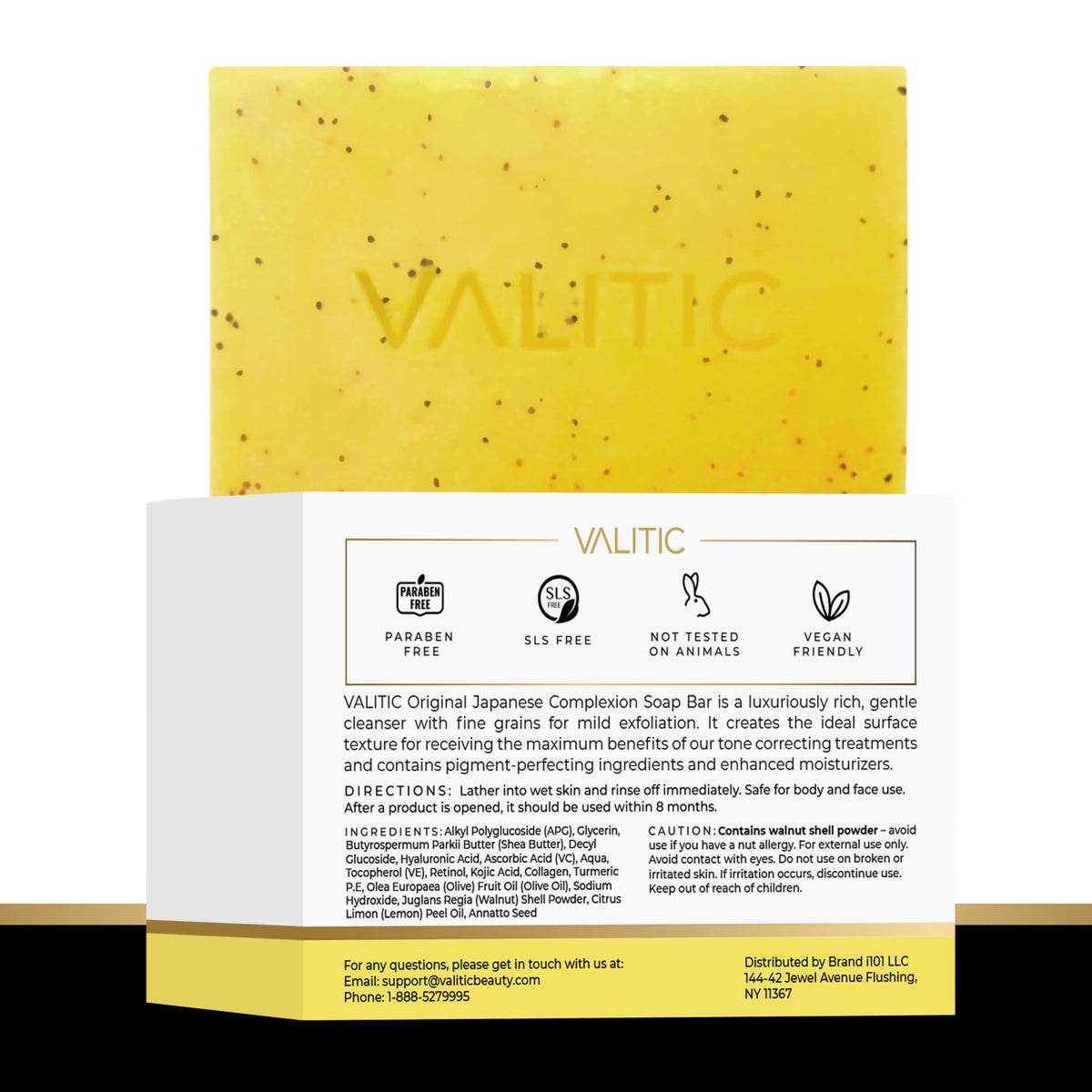 VALITIC three bars stacked to show the 3-pack value and rotation