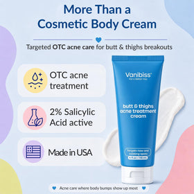 Vanibiss after-use smooth skin view showing improved texture benefit