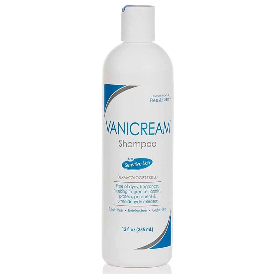 Vanicream bottle front view showing clean packaging and gentle formula benefit