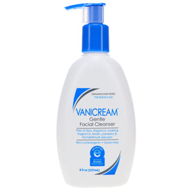 Vanicream bottle beside ruler showing 8 oz size for volume clarity