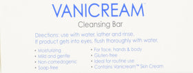Vanicream close-up of bar texture and smooth surface highlighting moisturizing benefit