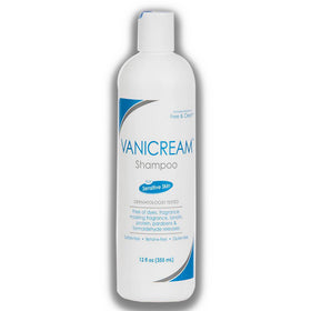 Vanicream conditioner pour demonstrating lightweight conditioning without residue