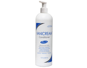 PHARMACEUTICAL SPECIALTIES Vanicream conditioner texture on hand showing smooth slip