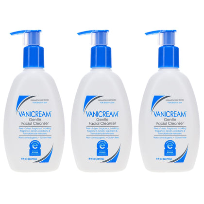 Vanicream three-pack front packaging showing product clarity and quantity