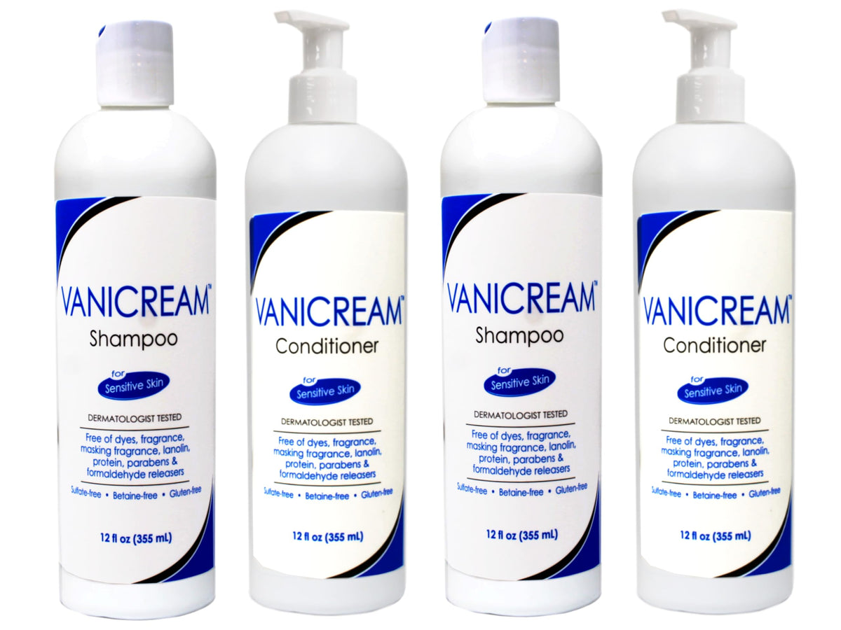 Vanicream front packaging showing set and gentle formulation benefit