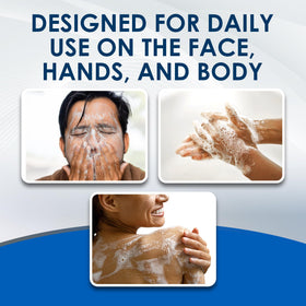 Vanicream product label showing ingredient exclusions for sensitive skin