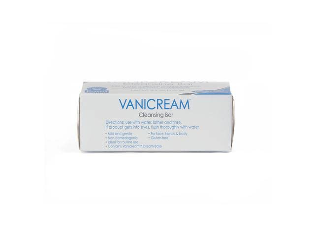 Vanicream label details and ingredients panel highlighting fragrance-free benefit