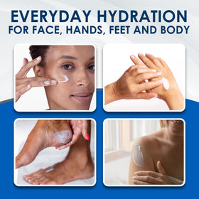 Vanicream lotion texture in palm absorbs fast and feels lightweight