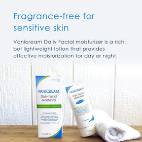 Vanicream small dispense on hand demonstrating non-greasy feel and quick spreadability