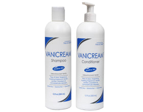 PHARMACEUTICAL SPECIALTIES Vanicream set front packaging showing both bottles and benefits