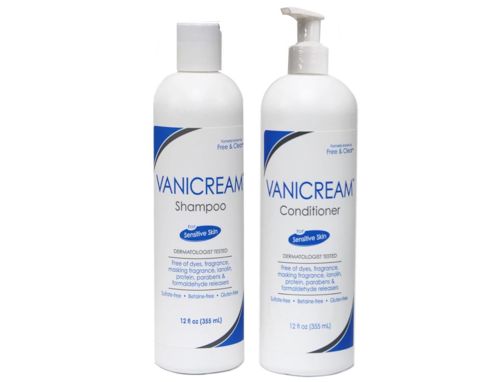 PHARMACEUTICAL SPECIALTIES Vanicream set front packaging showing both bottles and benefits