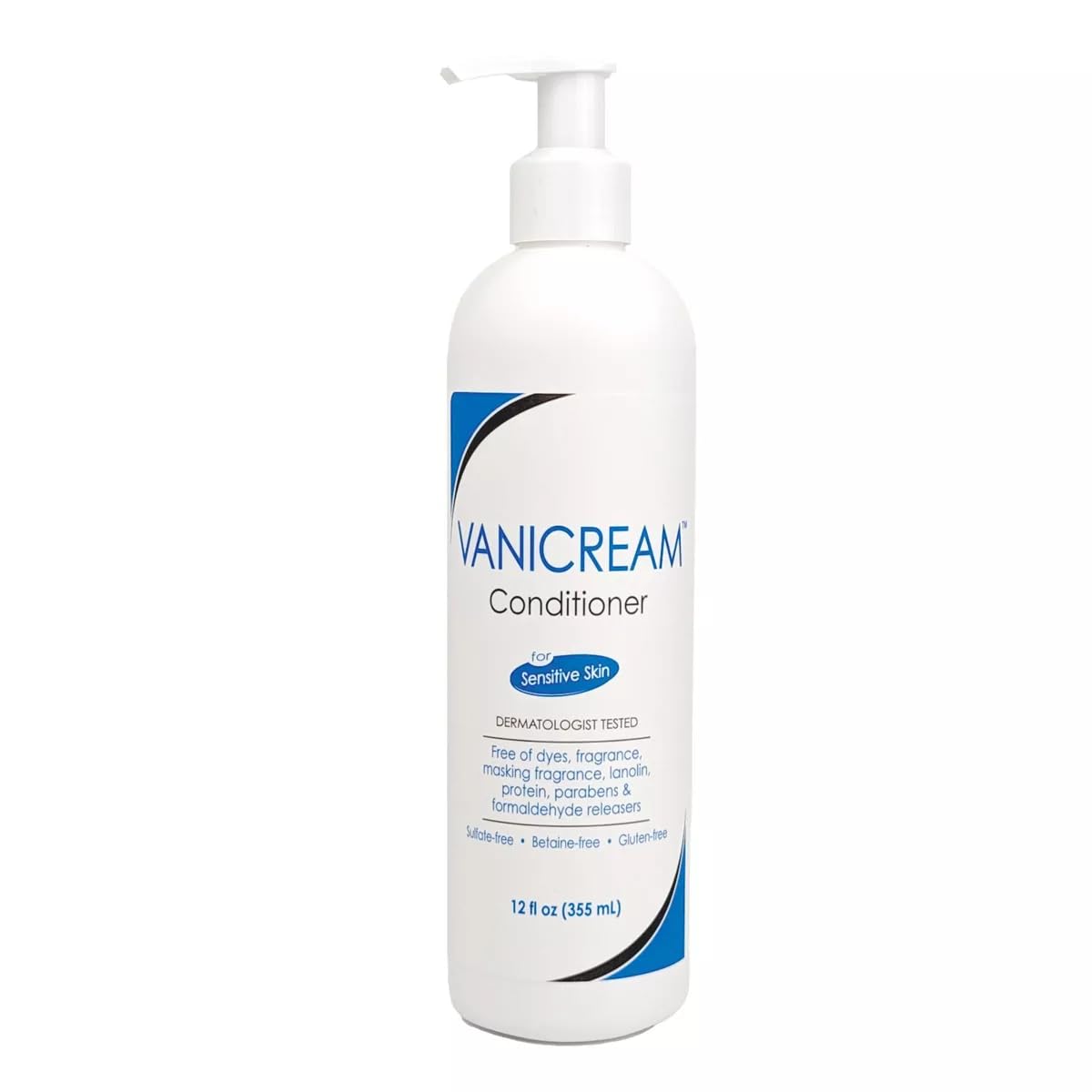Vanicream shampoo texture close-up highlighting mild, non-soap lather benefit