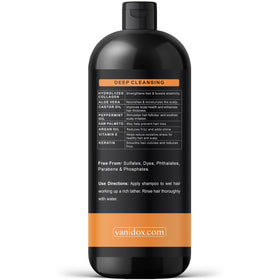 VANIDOX tea tree oil drop detail highlighting natural calming