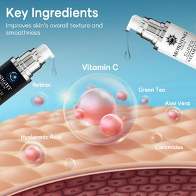 VANIDOX being applied in a morning routine under sunscreen for protection