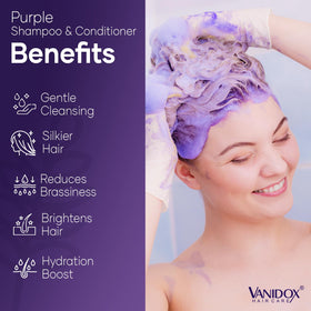 VANIDOX conditioner bottle close-up highlighting moisturizing formula and ingredients