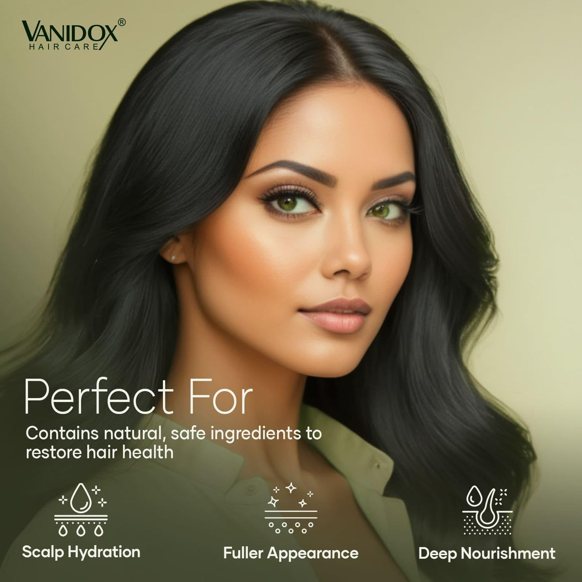 VANIDOX foam lather demonstration proving gentle cleanse