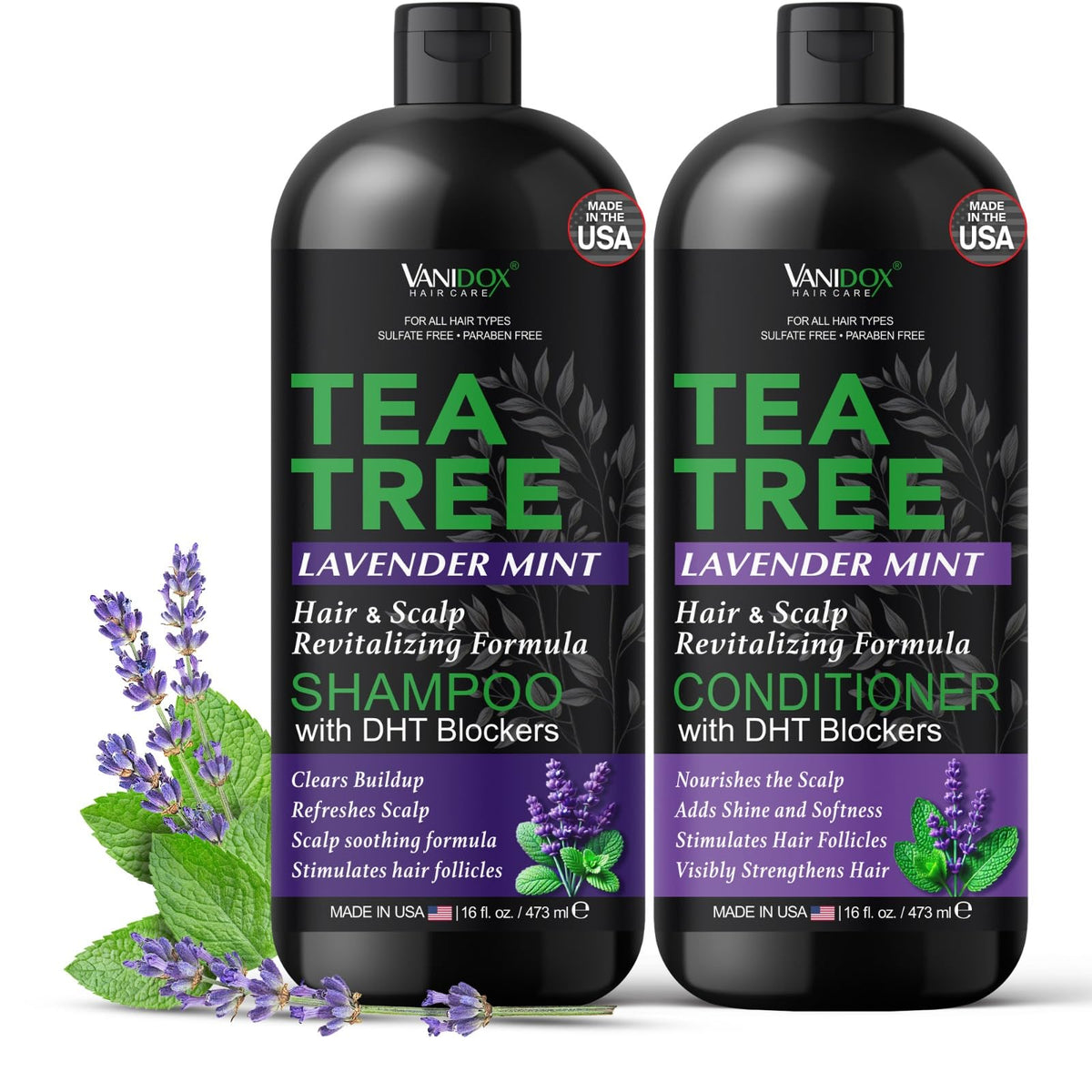 VANIDOX front packaging showing lavender mint duo and clear labeling benefit