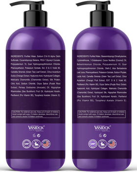 VANIDOX in a bathroom routine lifestyle image showing fresh, salon-like results at home