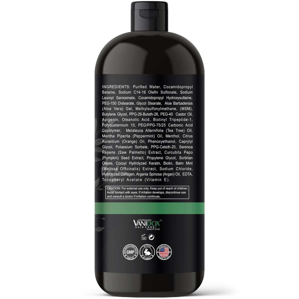 VANIDOX staged bathroom shelf showing grooming routine benefit and aesthetic appeal