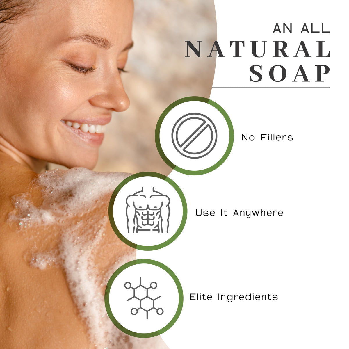 VanMan ground oatmeal close-up showing gentle exfoliant for smoother skin