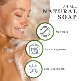 VanMan ground oatmeal close-up showing gentle exfoliant for smoother skin