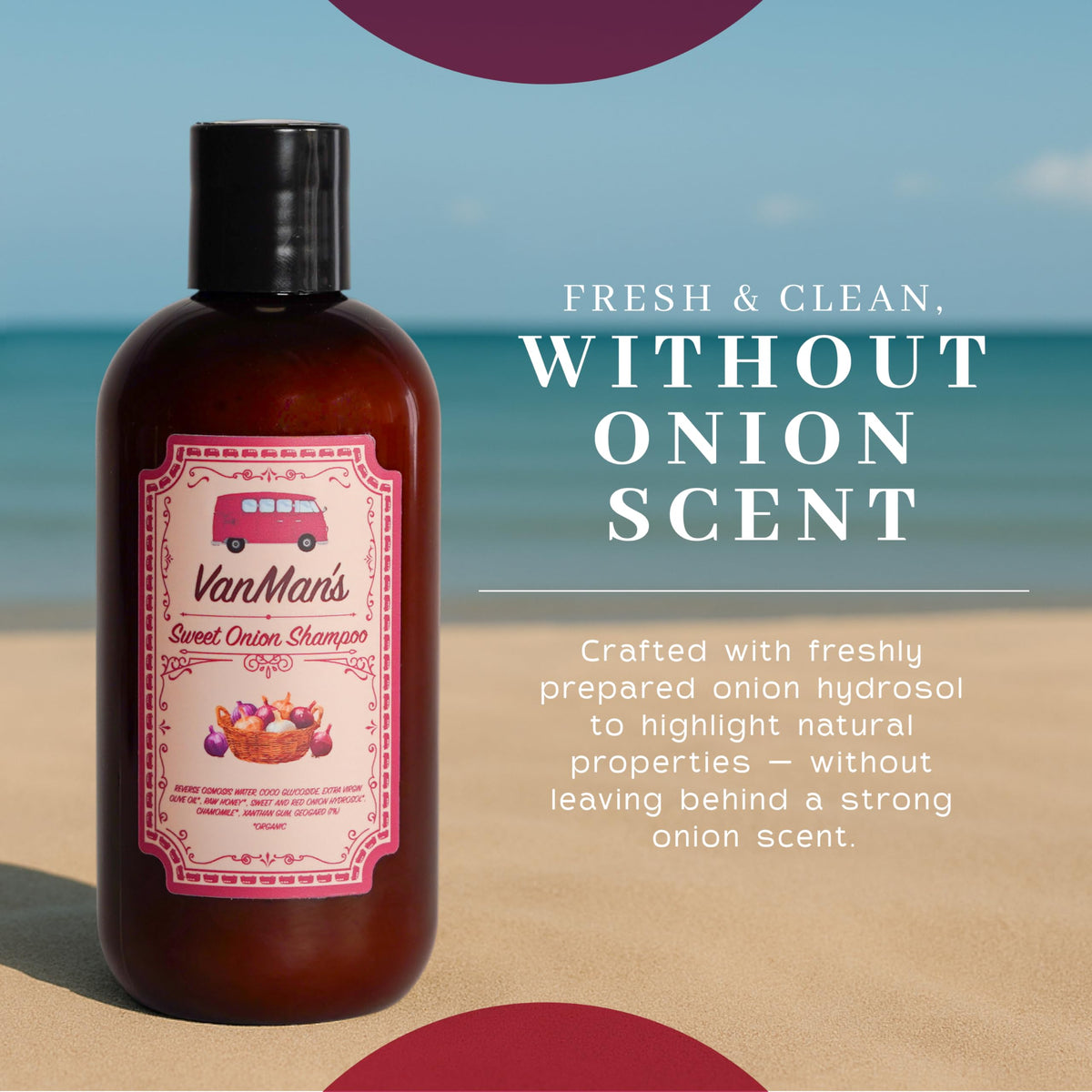 VanMan shampoo creamy lather texture close-up illustrating gentle, rich foam