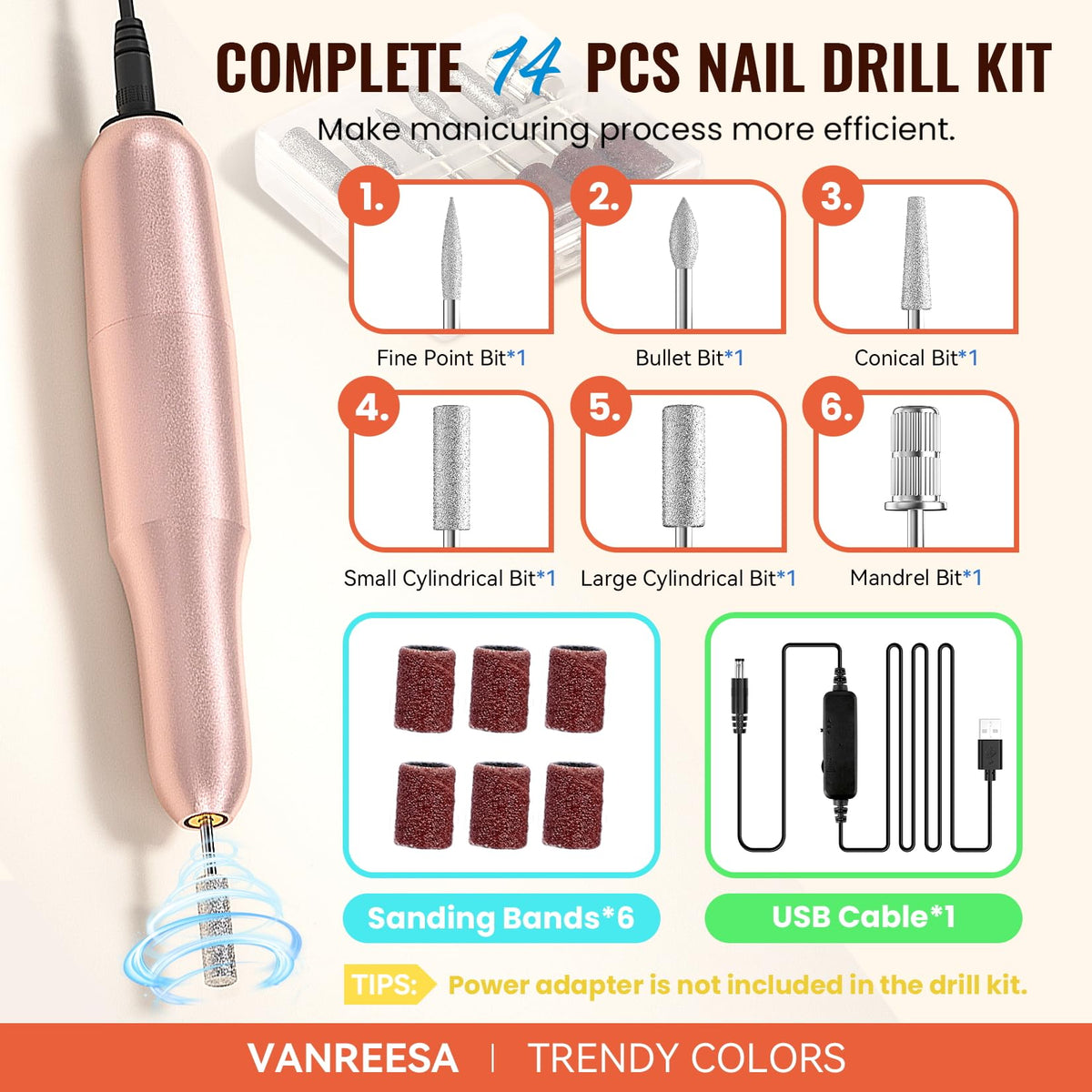 VANREESA color display board with 35 gel shades for easy selection