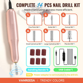 VANREESA color display board with 35 gel shades for easy selection
