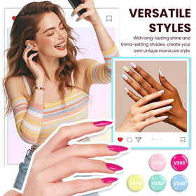 VANREESA 48W UV lamp overhead view curing nails quickly and evenly