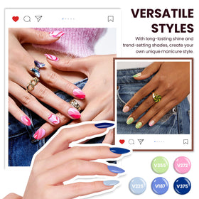 VANREESA 48W LED lamp curing nails quickly for faster at-home manicures