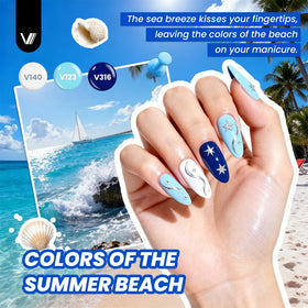 VANREESA base and top coats plus manicure tools for full application