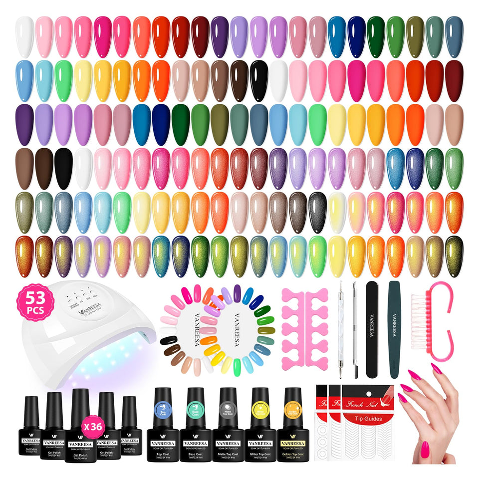 VANREESA front packaging showing full 53-piece kit and benefits