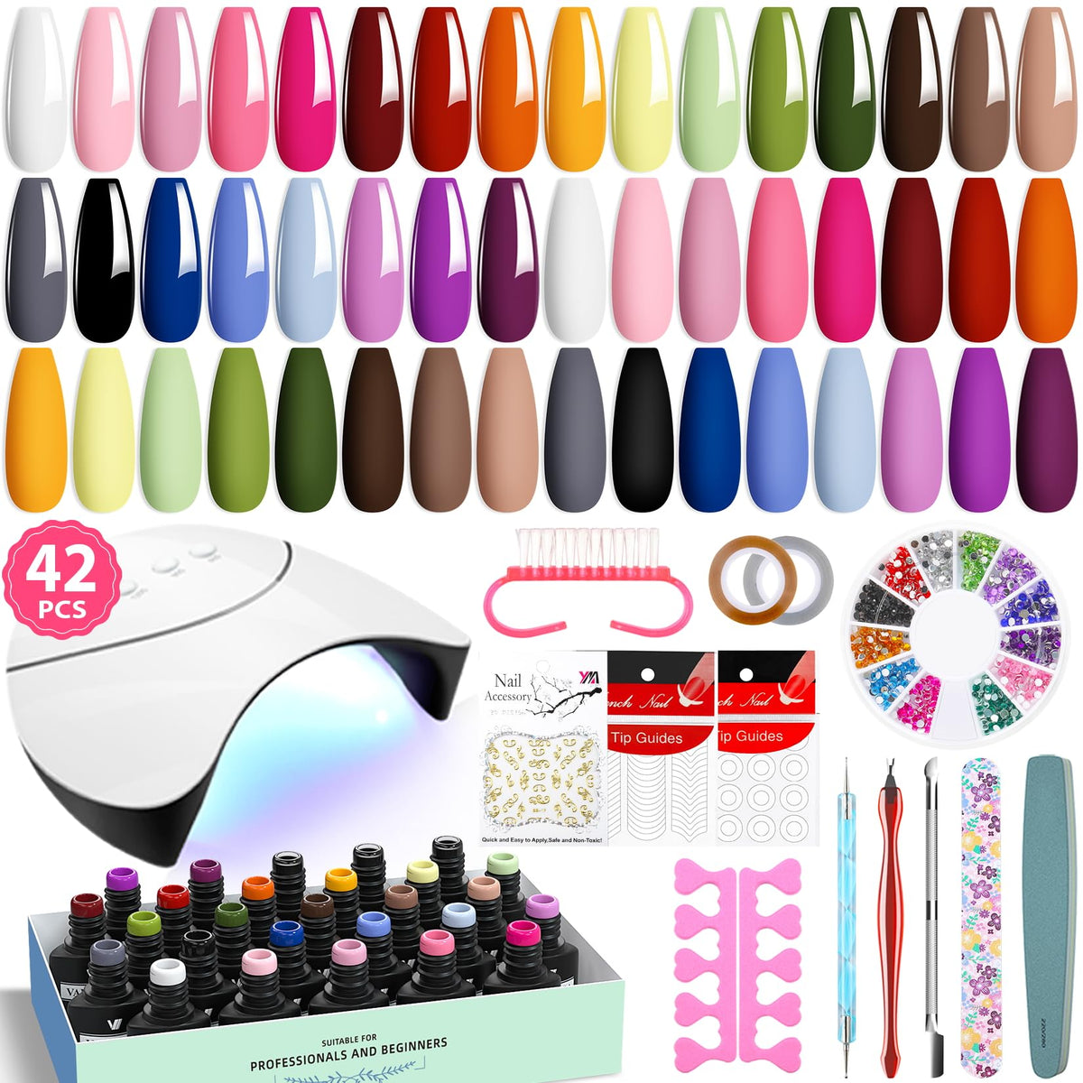 VANREESA front packaging showing complete 42-piece kit and gift box for easy gifting