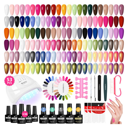 VANREESA front packaging showing full 53-piece kit and contents for easy setup