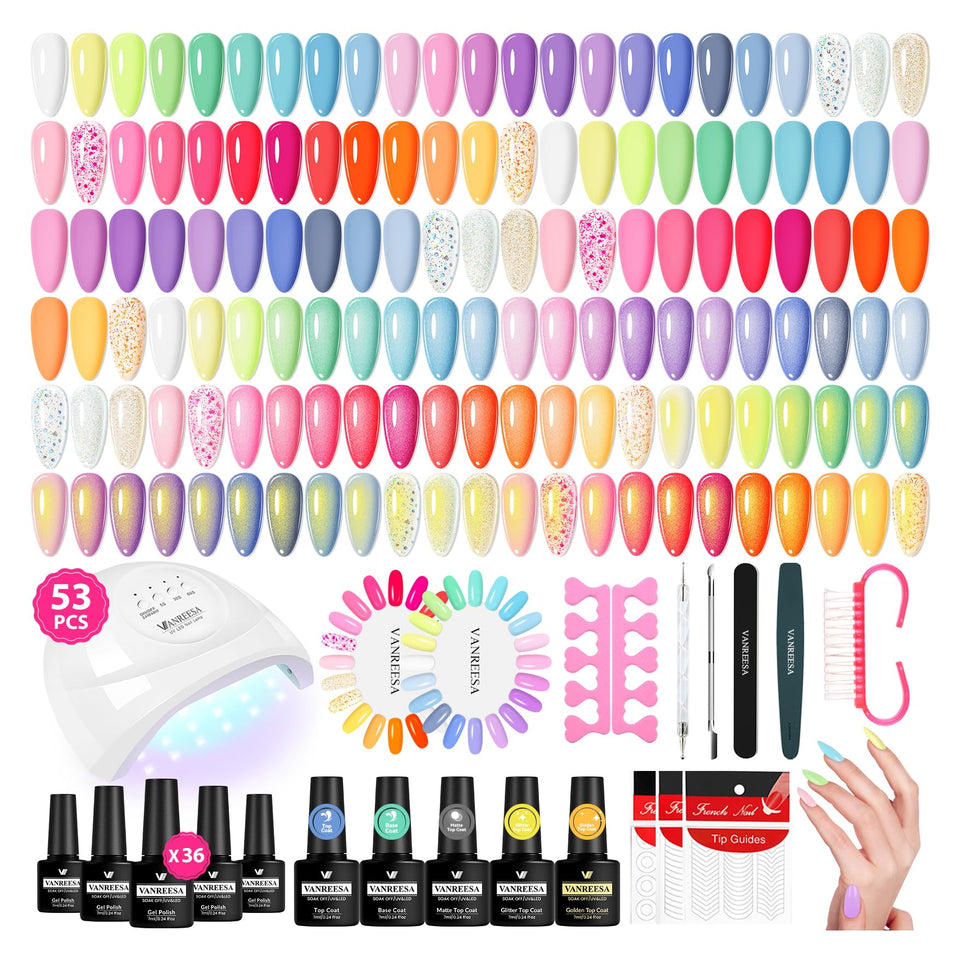VANREESA front packaging showing full 53-piece kit and benefits