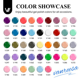 VANREESA open box arranged bottles showing range for quick selection