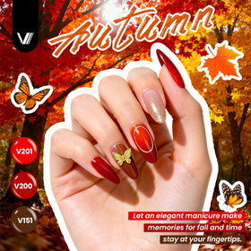 VANREESA base coat and four effect top coats to protect and finish nails