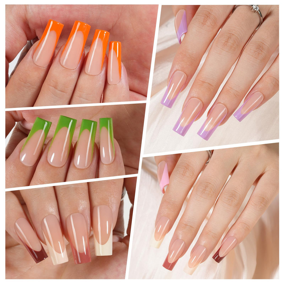 Vansiho application demo on a hand model showing quick press-on benefit