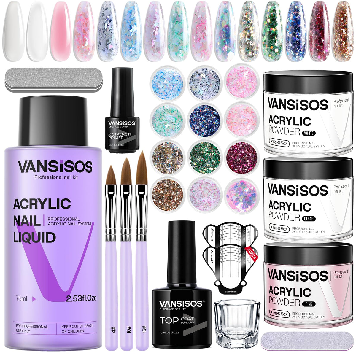 VANSISOS front packaging shows full kit and clear organization, aiding quick start