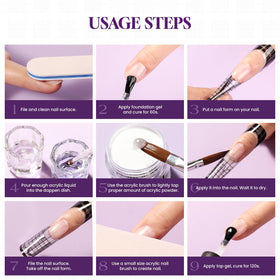 VANSISOS at-home manicure scene with kit used on hands showing professional-looking results
