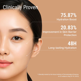 varuza open tube with smooth cream texture, demonstrates fast absorption benefit