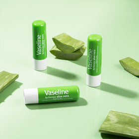 Vaseline lineup of Aloe Fresh sticks showing multiple backup convenience