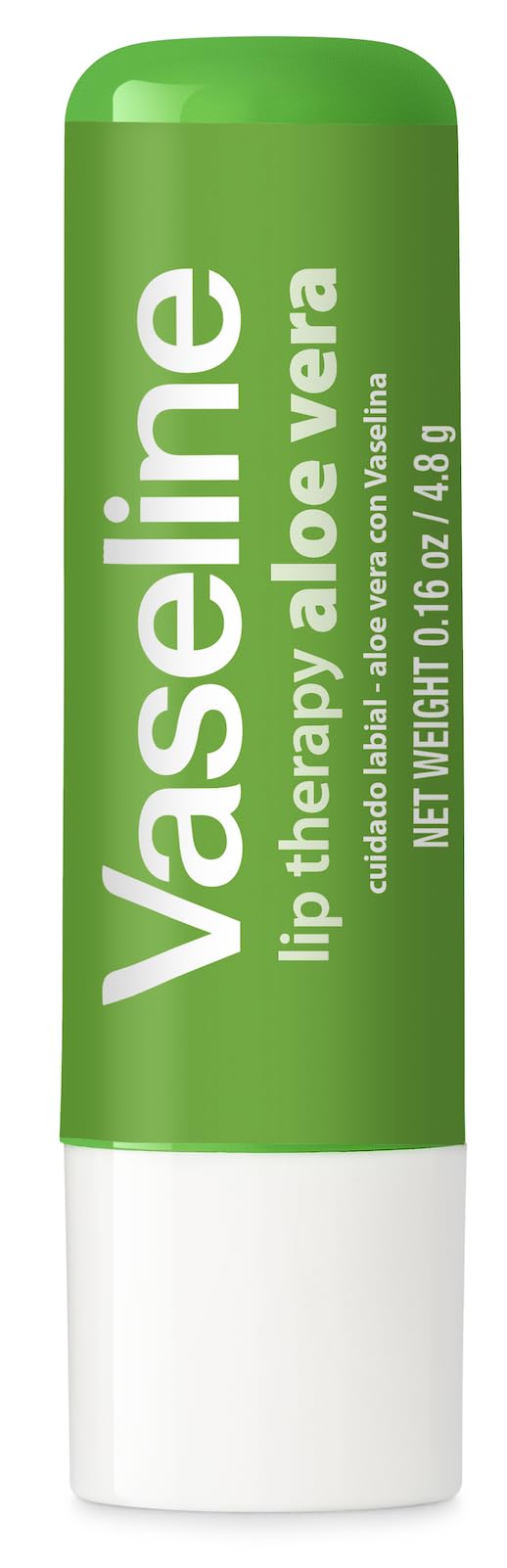 Hand holding Vaseline aloe stick showing pocket-sized convenience benefit