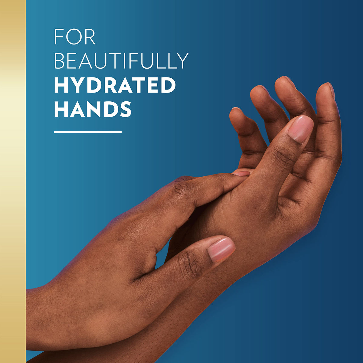 Vaseline being applied to hands for instant softening and nourishment
