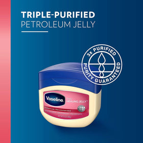 Vaseline close-up texture of jelly showing smooth triple-purified formula