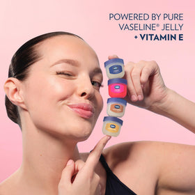Vaseline jar on bedside table showing nighttime use and overnight moisture lock
